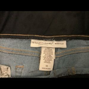 Maternity jeans size 14